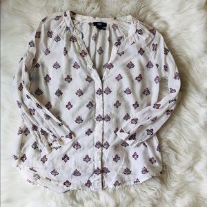 Paige lightweight button down Henley